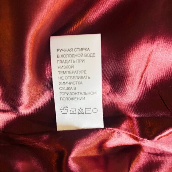 Nicole Benisti Point Zero Plaid One button Hip Length Blazer Peplum Back - Picture 13 of 13